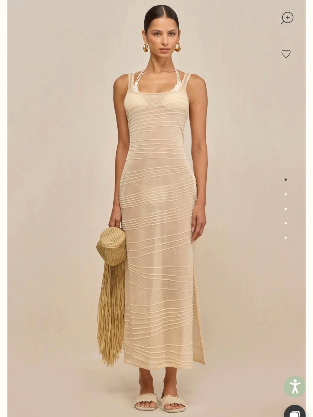 Cult Gaia Mai Knit Coverup